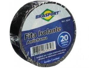 Fita Isolante Preta Pvc 20 Metros