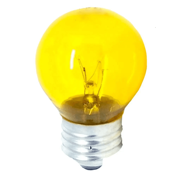 Lampada Bolinha 15 X 127V E27 Amarela
