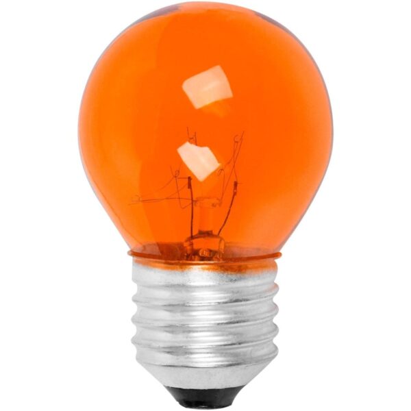 Lampada Bolinha 15 X 127V E27 Laranja