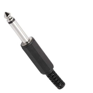 Plug P10 Mono Plastico 6.35Mm