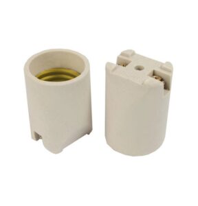 Soquete Ceramico E-27 Liso
