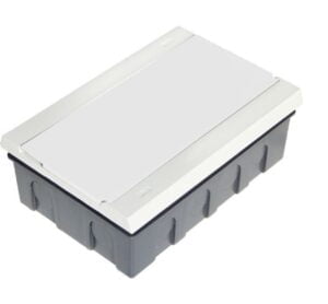 Centrinho 6 Disjuntores PVC Branco