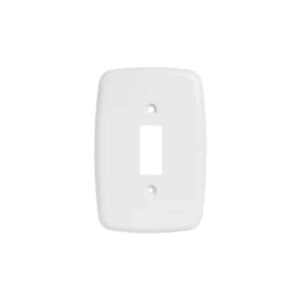 Placa ideale branca 4x2 para interruptor de 1 tecla Cod 0606
