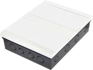 Centrinho 12 Disjuntores PVC Branco