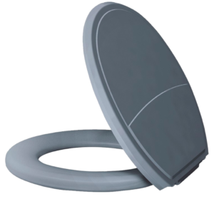 Assento Sanitario Universal Cinza Claro