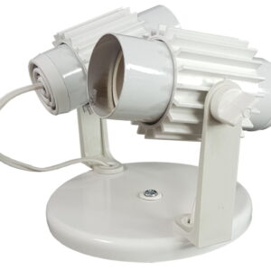 Spot Tubinho Aletado 2 Lampada Branco
