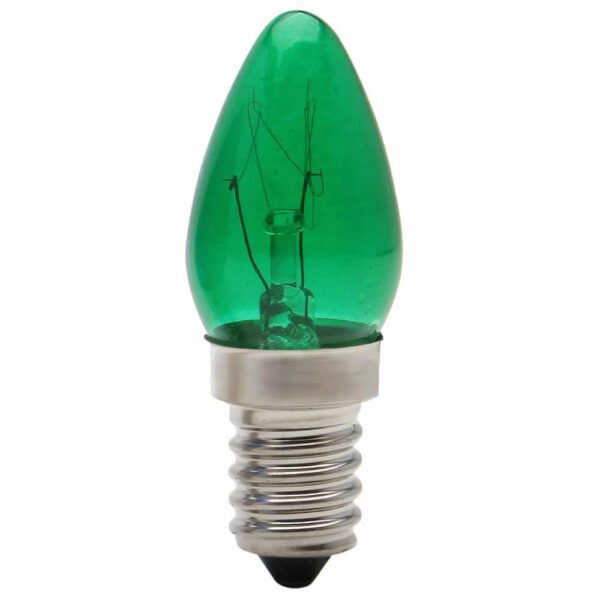 Lampada Chupeta 7 X 127V E-14 Verde