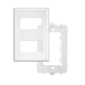 Placa 2 Modulos + Suporte 4 x 2 Evidence