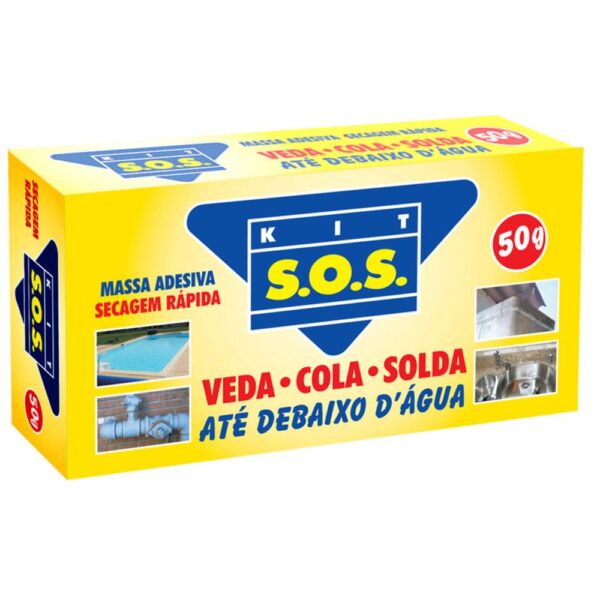 Cola massa Epoxi Kit SOS 50gr