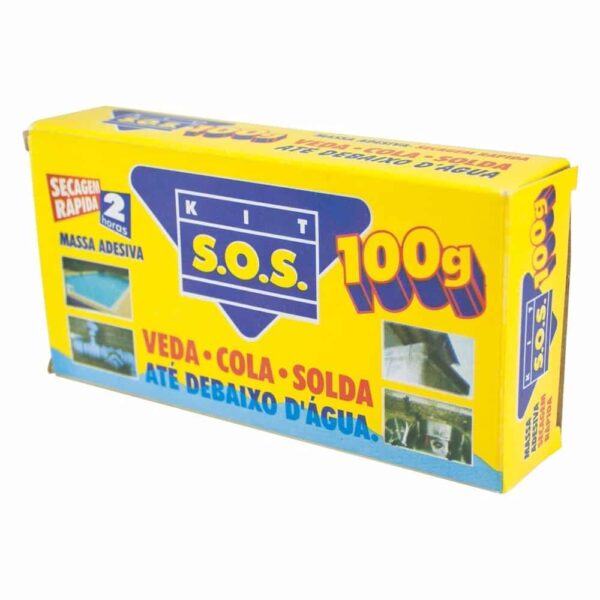 Cola massa Epoxi Kit SOS 100gr