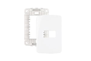 Placa 4 x 2 Com Suporte 1 Modulo Horizontal Linha B-3