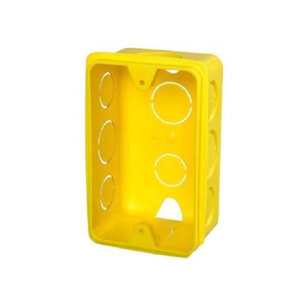 Caixa de Luz 4 X 2 Plastico Amarela
