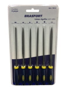 Lima Agulha Com Cabo Jogo 6 pç