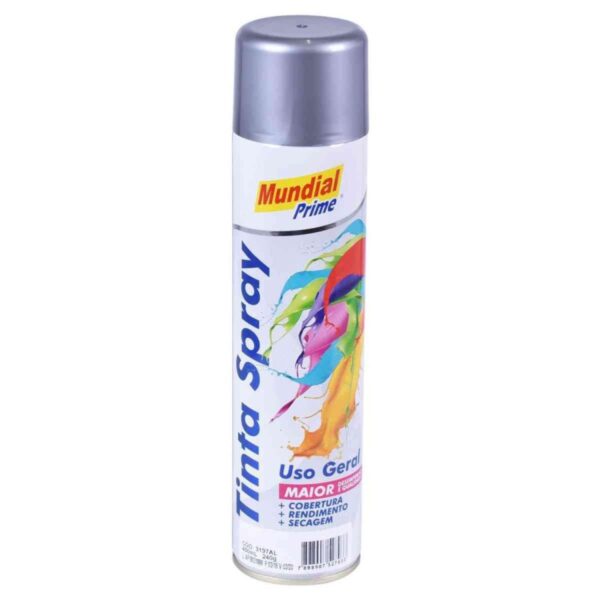 Tinta Spray Metalica Prata