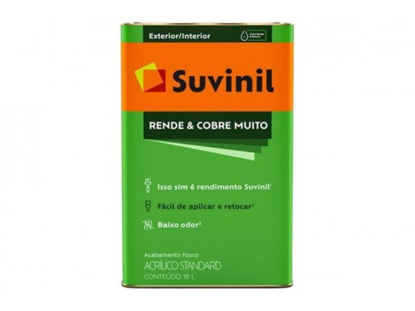 Tinta Suvinil Rende Cobre Muito Branco 18 Ltv