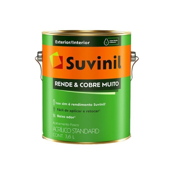 Tinta Suvinil Rende Cobre Muito Branco 3.6 Lt