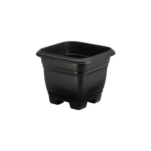 Vaso Quadrado G Grande 18 L Preto