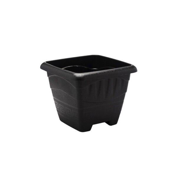 Vaso Quadrado Grande 11 L Preto