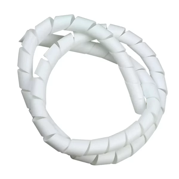 Organizador Espiral Tube 10mm Branco 1 Metro