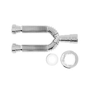 Sifao Duplo Sanfonado Cromado PVC