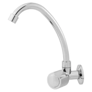 Torneira Giratoria Coz. Parede C40 C Alto 1/2 ABS CR 1/4 VT