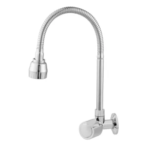 Torneira Giratoria Gourmet Coz. Parede C40 1/2 ABS CR 1/4 VT