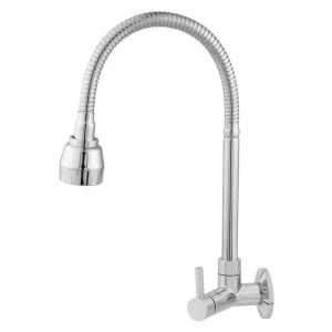 Torneira Giratoria Gourmet Coz. Parede C60 1/2 ABS CR 1/4 VT